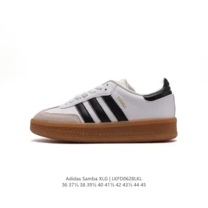 Adidas Samba XLG Thick Sole Retro Casual Leather Sneakers