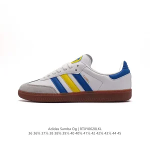 Adidas Samba OG Classic Leather and Mesh Sneakers