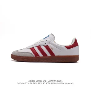 Adidas Originals Samba OG Shoes Classic White Leather T-toe Sneakers