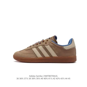 Wales Bonner x Adidas Originals Samba Classic Black Pony Leather Sneakers
