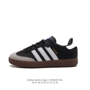 Adidas Samba Vegan Kids Shoes Classic Retro Sneakers