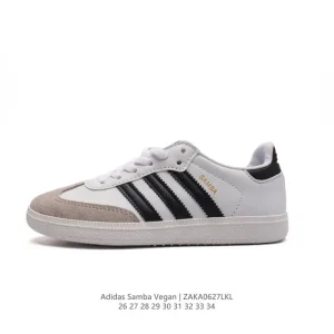 Adidas Samba Vegan Kids Shoes Classic Retro Sneakers