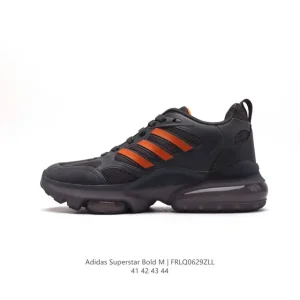 Adidas Superstar Bold W Men's Retro Thick Sole Running Shoes