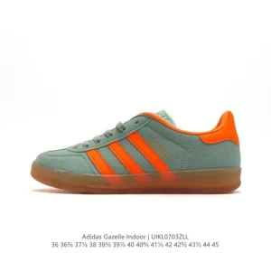 Adidas Originals Gazelle Indoor Retro Sneakers with Gum Sole