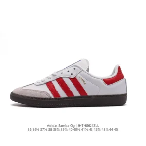 Adidas Samba OG Leather and Mesh Classic Sneakers for Women