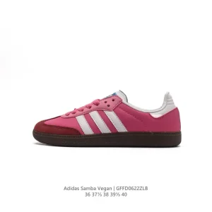 Adidas Samba Vegan Leather Sneakers for Women Classic Retro Shoes