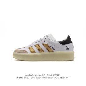 Adidas Samba XLG Chunky Sole Retro Leather Sneakers