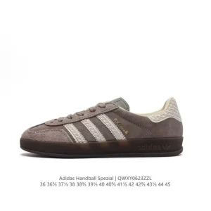 Adidas Handball Spezial Low-Top Vintage Leather Sneakers