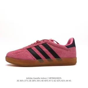 Adidas Originals Gazelle Indoor Retro Suede Sneakers with Gum Sole