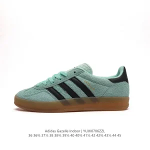 Adidas Originals Gazelle Indoor Retro Classic Sneakers with Gum Sole