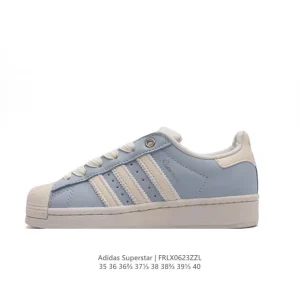 Adidas Superstar 82 Classic Shell Toe Leather Sneakers for Women
