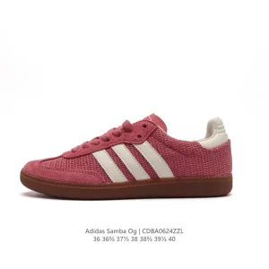 Adidas Samba OG Leather and Mesh Classic Sneakers for Women
