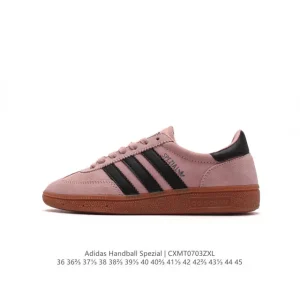 Adidas Handball Spezial Low-Top Leather Sneakers Vintage Style