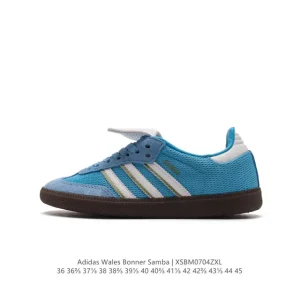 Wales Bonner x Adidas Originals Samba Classic Black Pony Leather Sneakers
