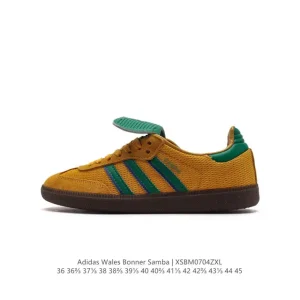 Wales Bonner x Adidas Originals Samba Classic Black Pony Leather Sneakers
