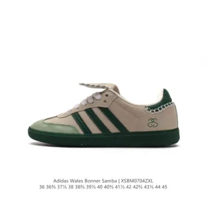 Wales Bonner x Adidas Originals Samba Classic Black Pony Leather Sneakers