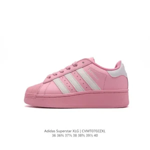 Adidas Originals Superstar XLG Low Top Platform Sneakers with Shell Toe