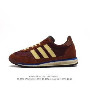 Adidas Originals SL 72 Retro Runner Sneaker in Nylon and Suede