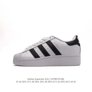 Adidas Originals Superstar XLG Platform Sneakers with Shell Toe