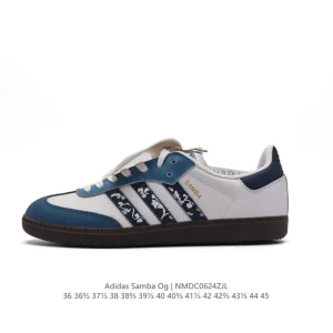 Adidas Samba OG Leather and Mesh Classic Sneakers for Women