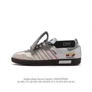 Wales Bonner x Adidas Samba Classic Black Pony Retro Sneakers