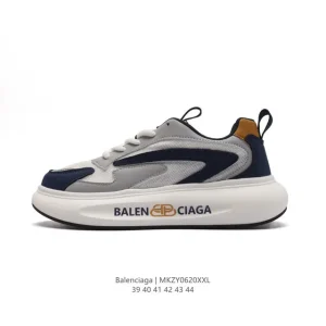 Balenciaga Paris Sneaker Thick Sole Men's Low Top Leather Shoes