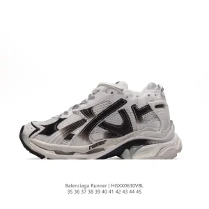 Balenciaga Runner White Yulan Pink 2.0 Deconstructed Sneakers