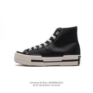 Converse All Star High Top Leather Platform Sneakers for Men and Women