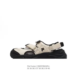 FILA FUSION Women's Retro Chunky Sole Sandal - Trendy Comfortable Platform Shoe