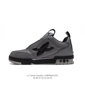 Louis Vuitton Trainer Sneaker Low Fashion Luxury Leather Shoes