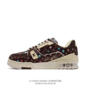 Louis Vuitton Trainer Sneaker Low Men's Fashion Luxury Shoes