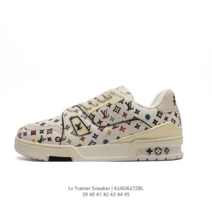 Louis Vuitton Trainer Sneaker Low Top Fashion Luxury Shoes