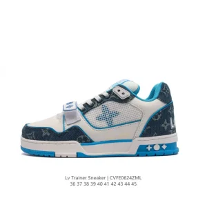 Louis Vuitton Trainer Low Fashion Sneaker with Thick Sole