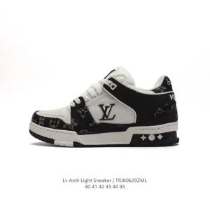 Louis Vuitton Trainer Low Sneaker Fashion Thick Sole Shoes