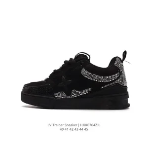 Louis Vuitton Trainer Sneaker Low Men's Fashion Luxury Casual Shoes