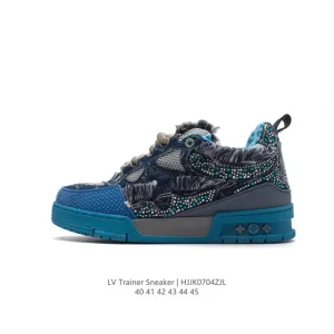 Louis Vuitton Trainer Sneaker Low Men's Fashion Luxury Shoes