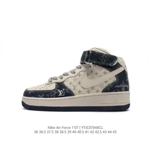 Louis Vuitton x Nike Air Force 1 LV8 Mid Damier Azur Monogram