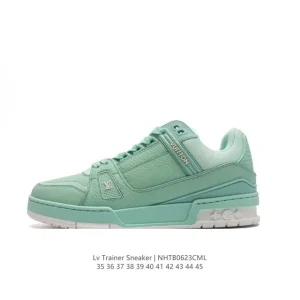 Louis Vuitton Trainer Sneaker Low Fashion Thick Sole Shoes