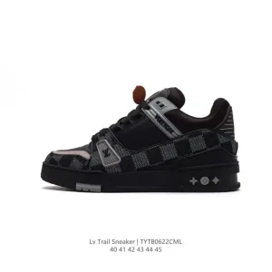 Louis Vuitton Trainer Sneaker Low Top Leather Shoes