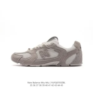 Miu Miu x New Balance 530 SL Retro Leather Low Top Sneakers