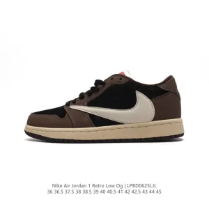 Jordan AJ1 Low Retro Classic Leather Basketball Shoes