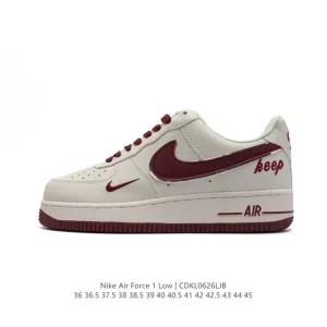 Nike Air Force 1 '07 Low Classic White Leather Sneakers