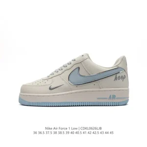 Nike Air Force 1 '07 Low White Leather Casual Sneakers