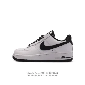Nike Air Force 1 '07 Low White Leather Casual Sneakers