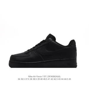Nike Air Force 1 '07 Low White Leather Casual Sneakers