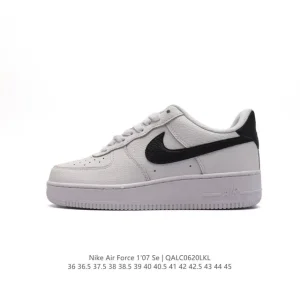 Nike Air Force 1 '07 Low White Leather Casual Sneakers