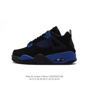 Jordan Air 4 Retro OG Black Cement Men's Basketball Shoes