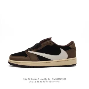 Jordan Military Blue AJ1 Low OG SP Reverse Swoosh