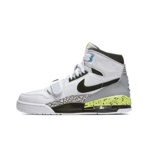 Jordan Legacy 312 Low CD9054-116 White Black Red Hybrid Basketball Shoes