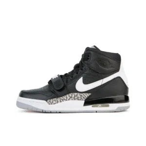 Jordan Legacy 312 Low Triple White Leather Basketball Shoes